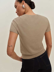 Aviva Linen Cotton Crew - Pita