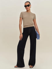 Aviva Linen Cotton Crew - Pita