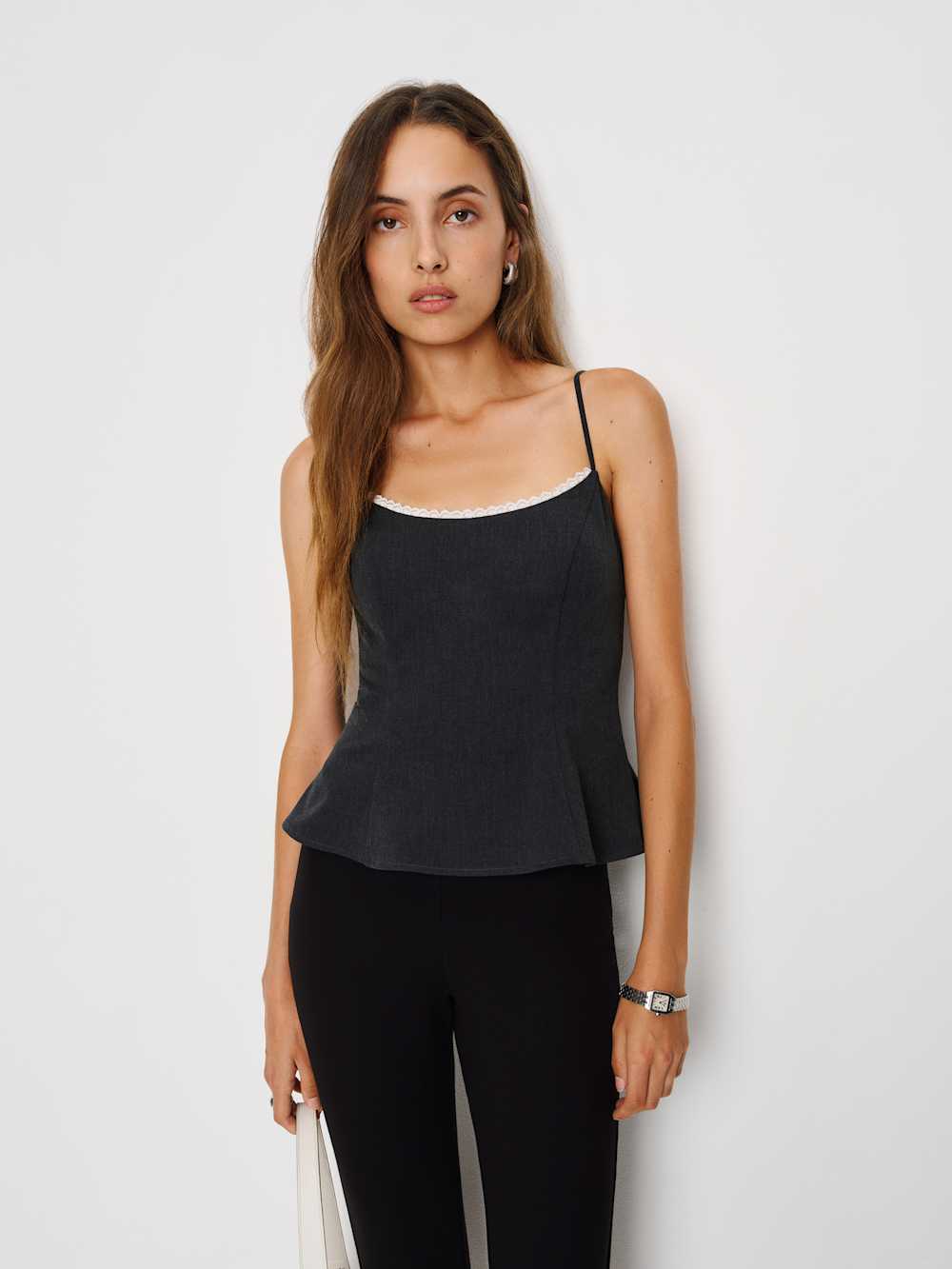 Genevieve Top - Charcoal