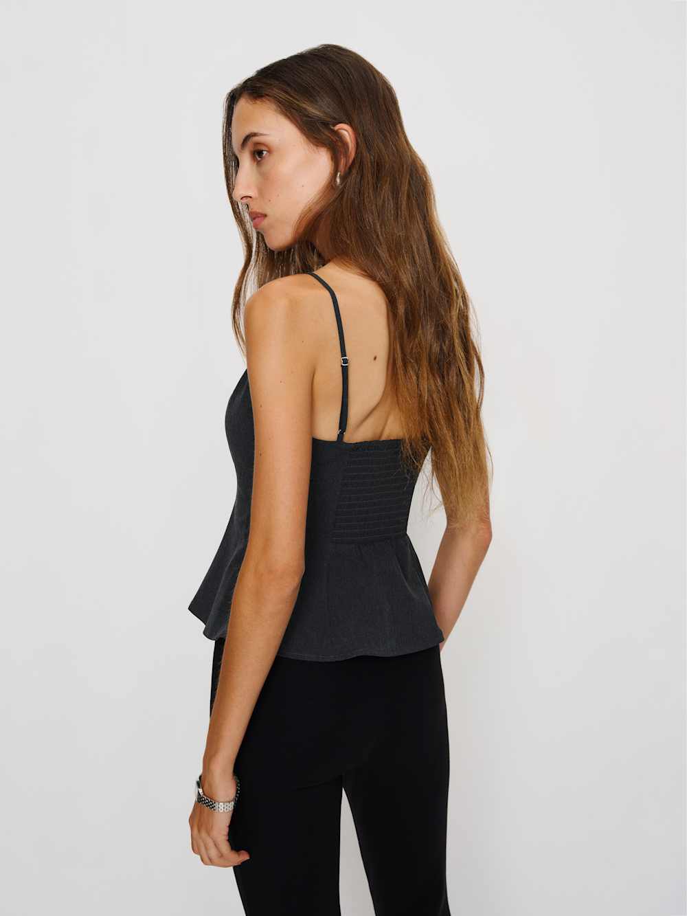 Genevieve Top - Charcoal