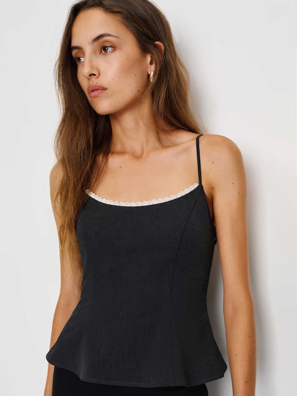 Genevieve Top - Charcoal