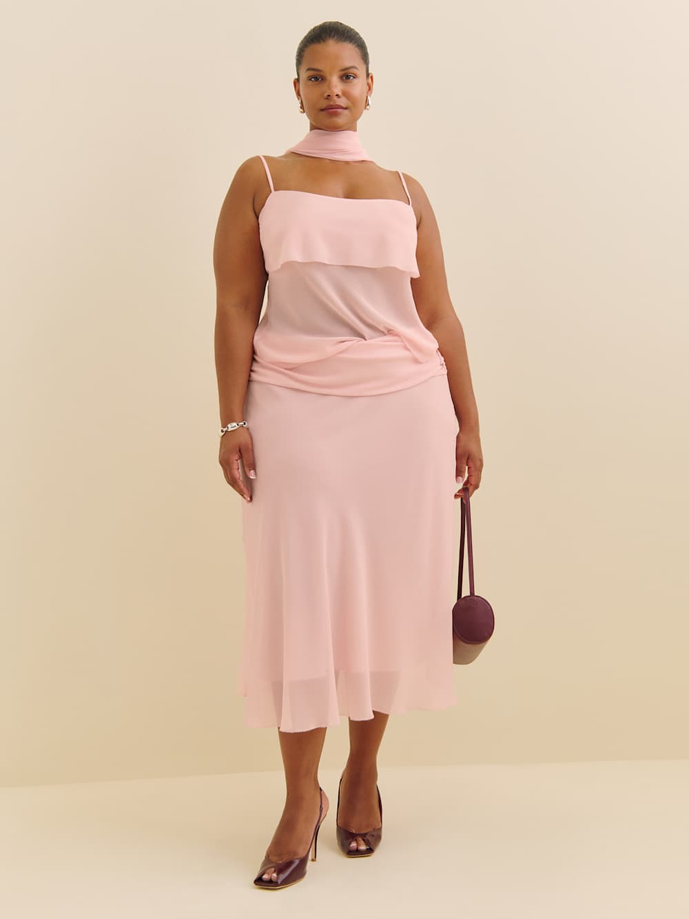 Olivia Low Waist Skirt Es - Sugar Blossom