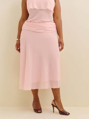 Olivia Low Waist Skirt Es - Sugar Blossom