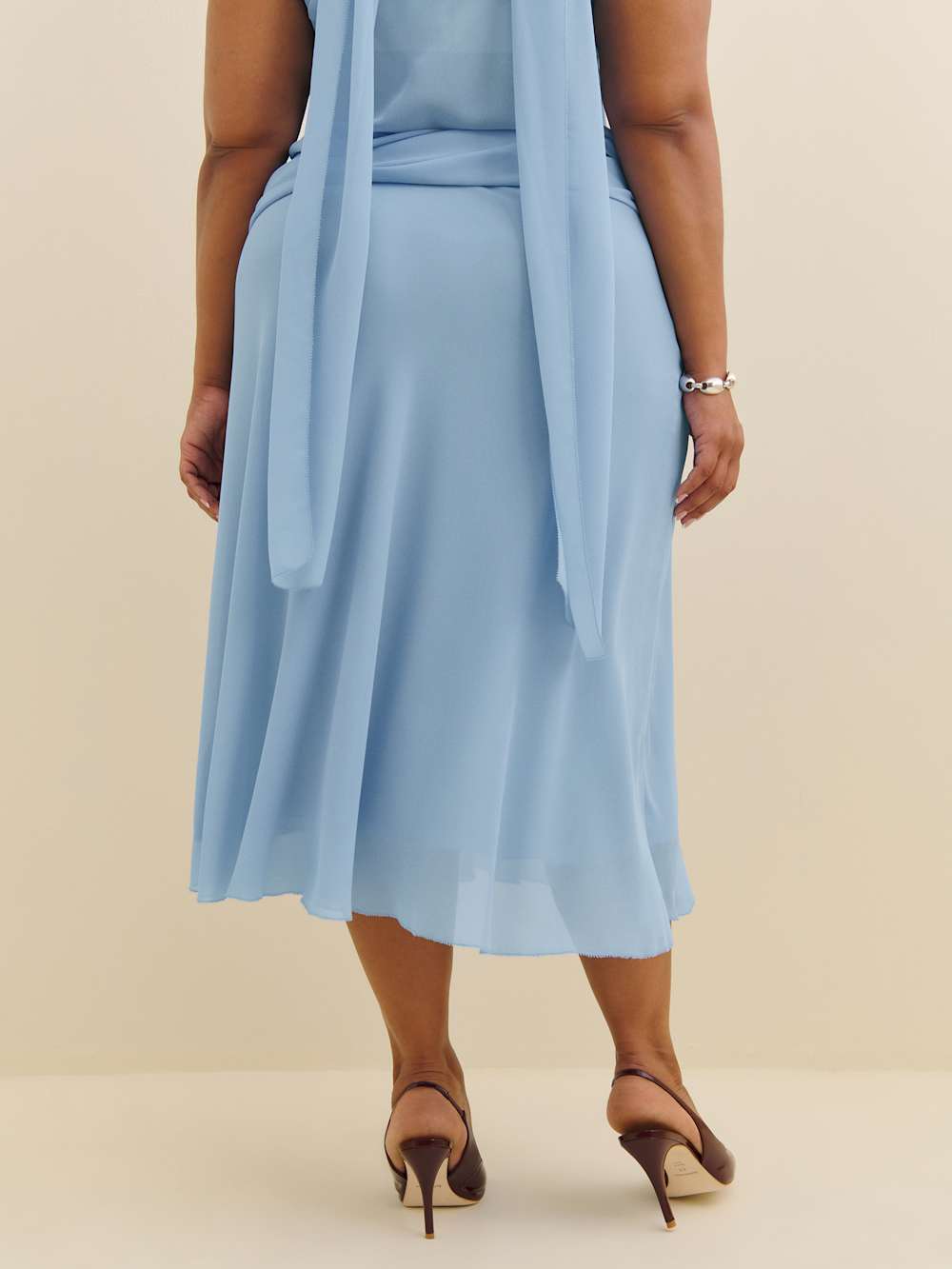 Olivia Low Waist Skirt Es - Ice Water