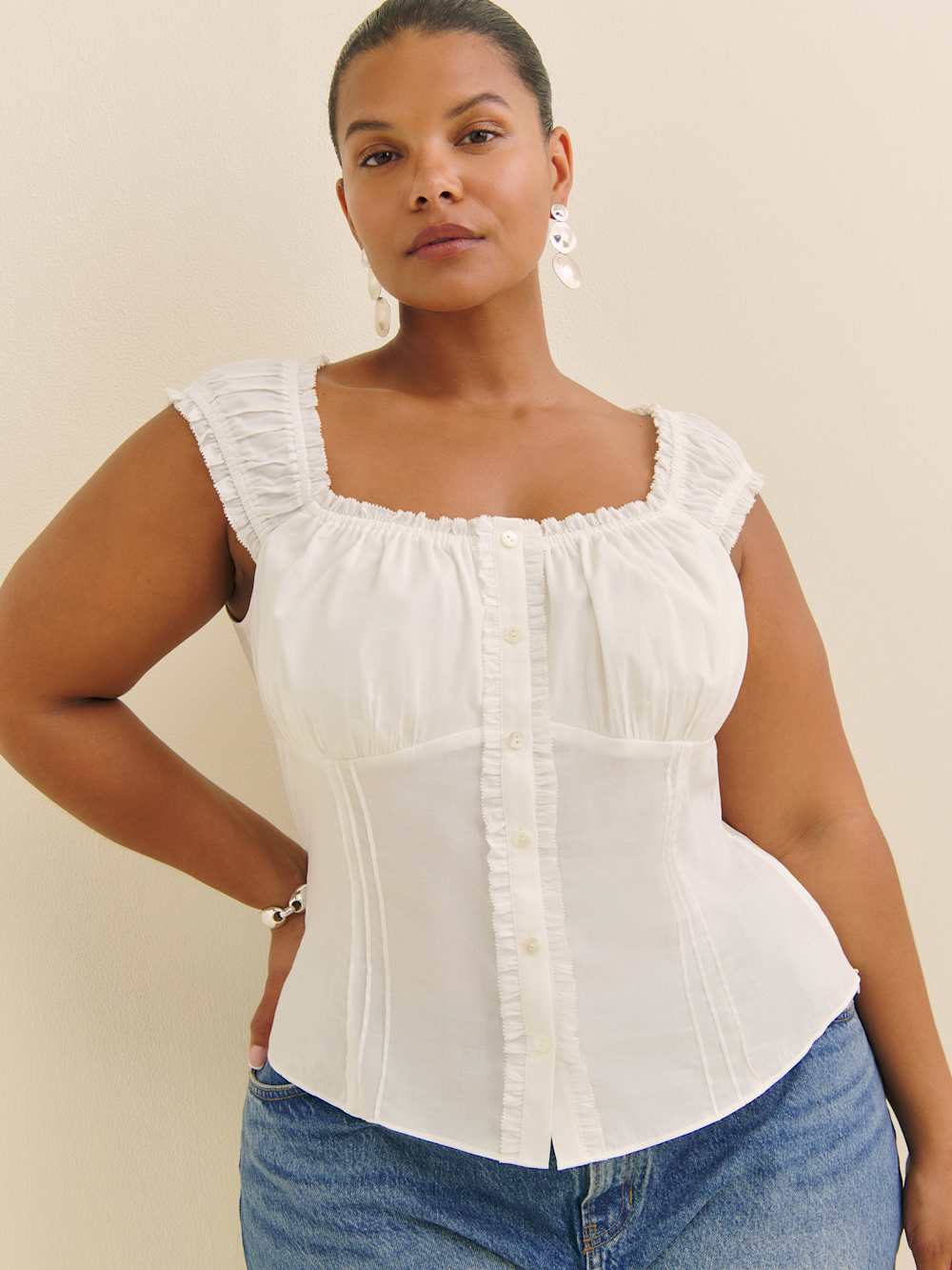Alabama Top Es - Ivory