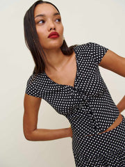 Dorothea Two Piece - Caviar Dot