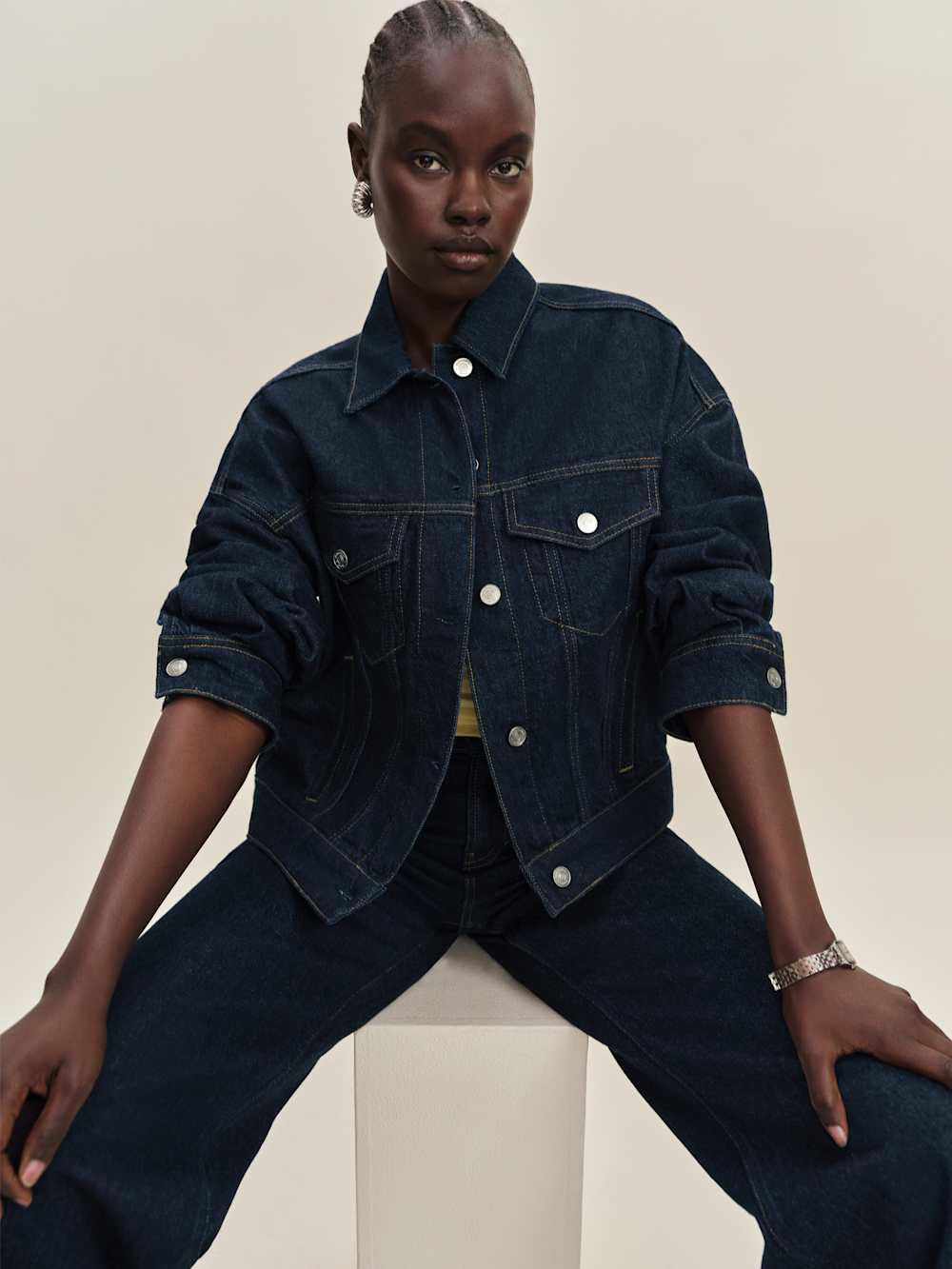 Rhodes Denim Jacket - Ondine
