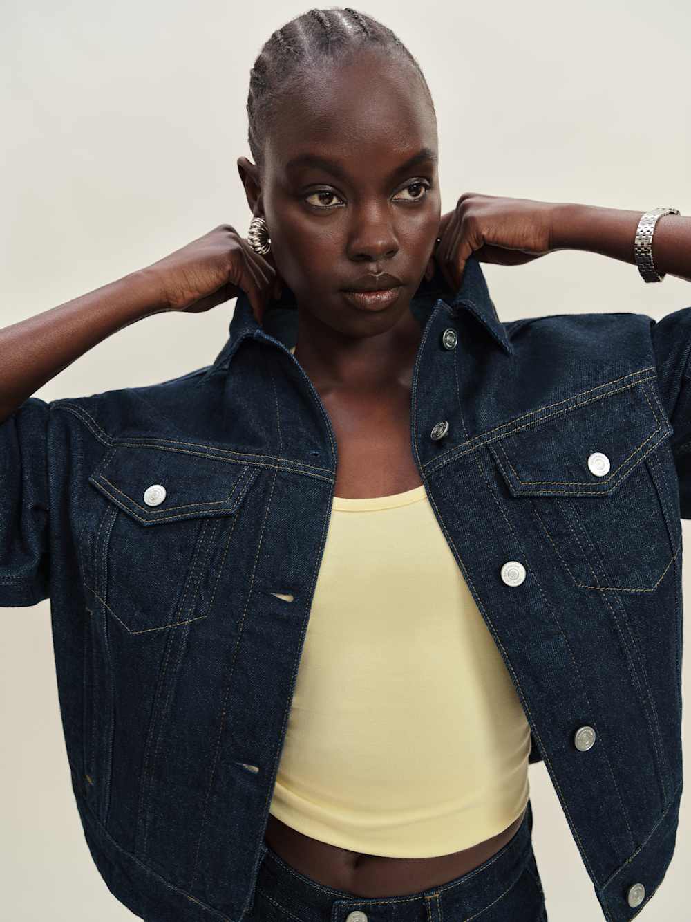 Rhodes Denim Jacket - Ondine