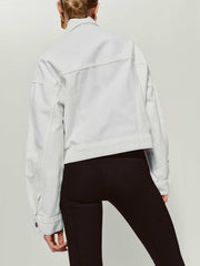Rhodes Denim Jacket - Optic White