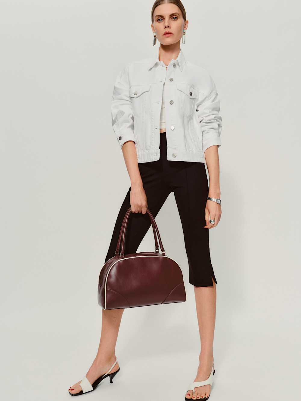 Rhodes Denim Jacket - Optic White