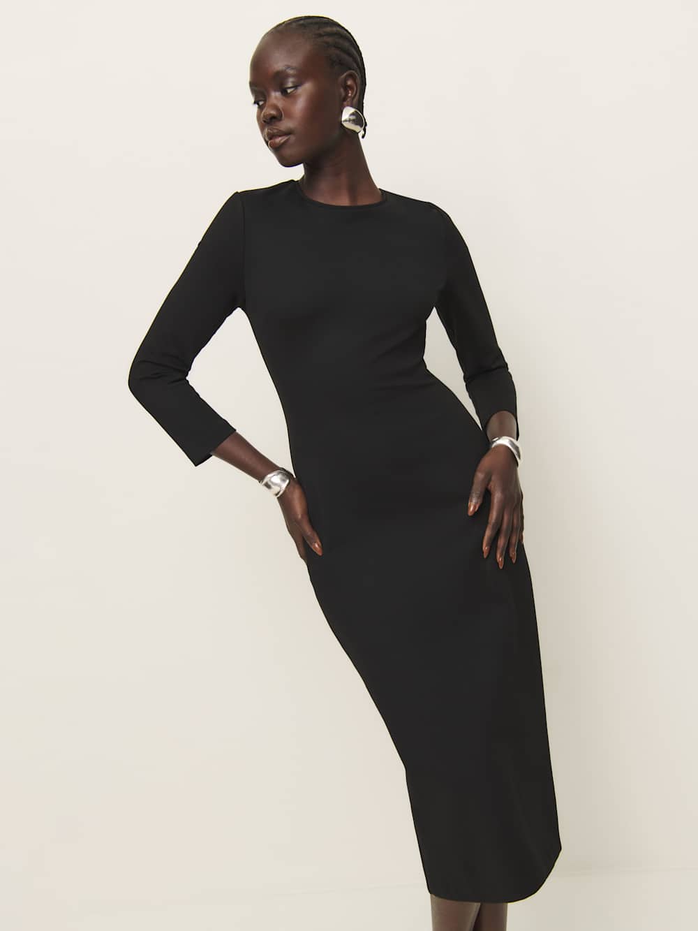 Millie Knit Dress - Black