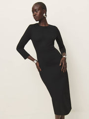 Millie Knit Dress - Black