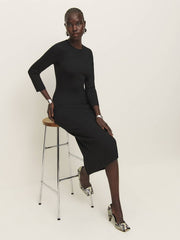 Millie Knit Dress - Black
