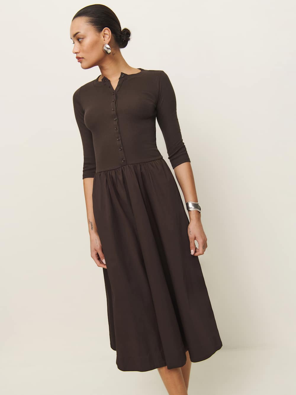 Luka Knit Dress - Mole
