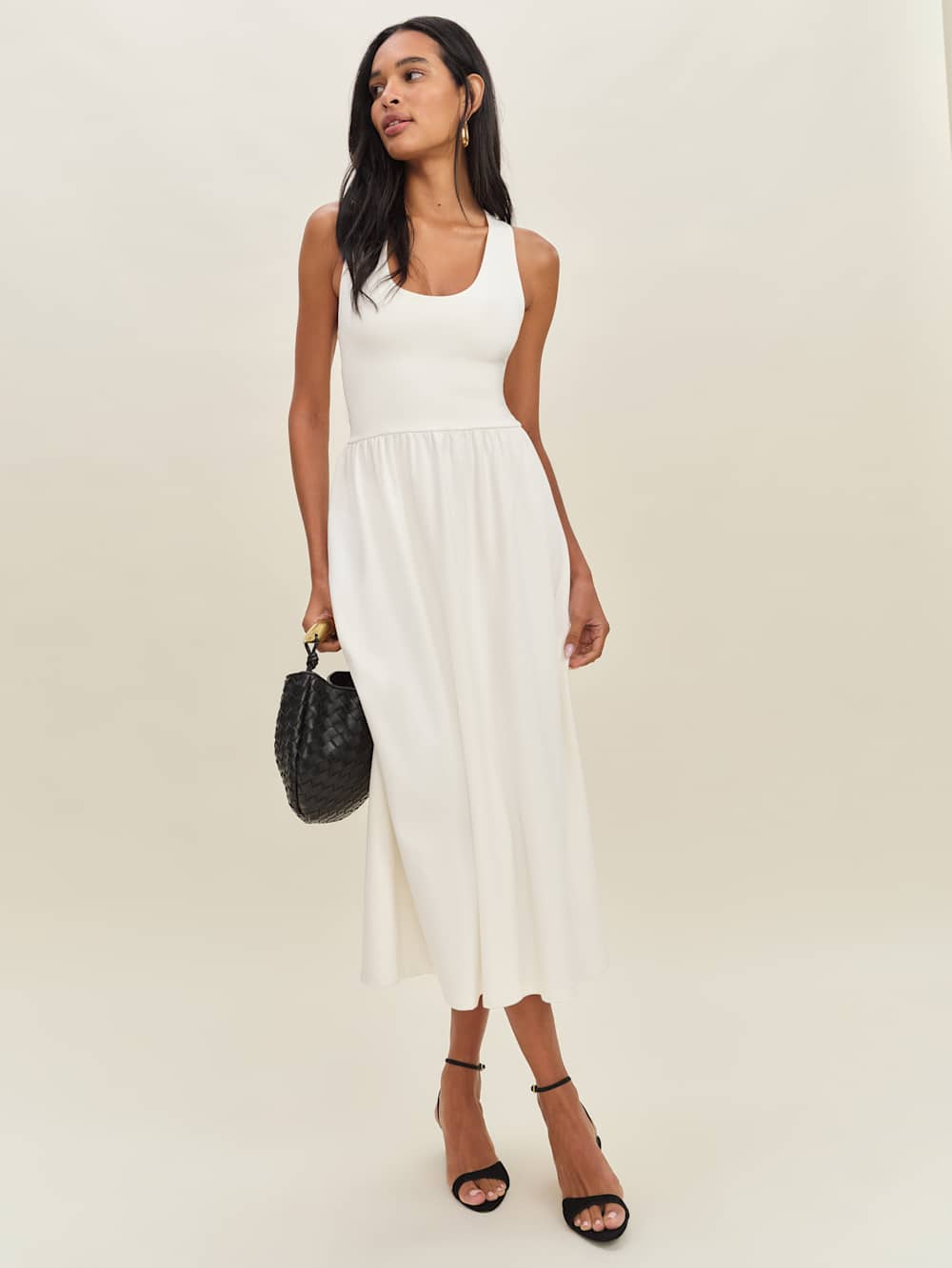 Walker Knit Dress - Fior Di Latte