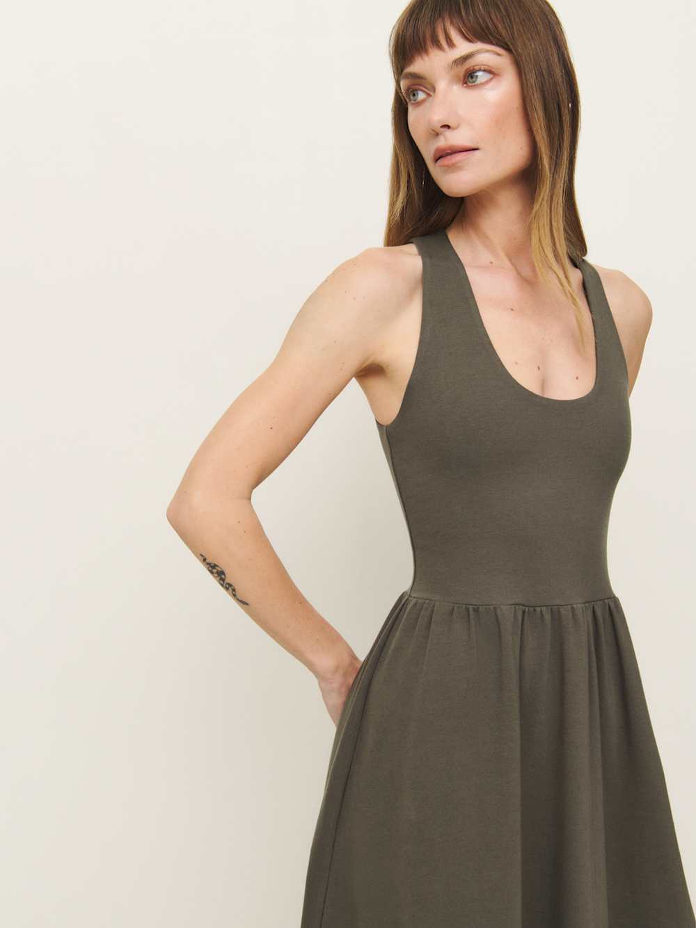 Walker Knit Dress - Pine Tree