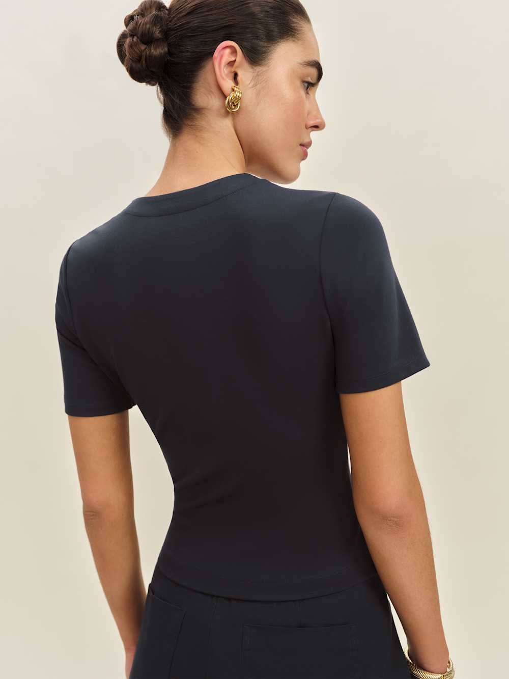 Ellen Knit Top - Navy