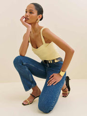 Trish Knit Top - Pineapple