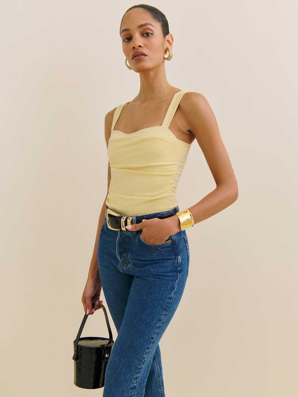 Trish Knit Top - Pineapple