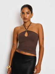Juniper Knit Top - Cafe