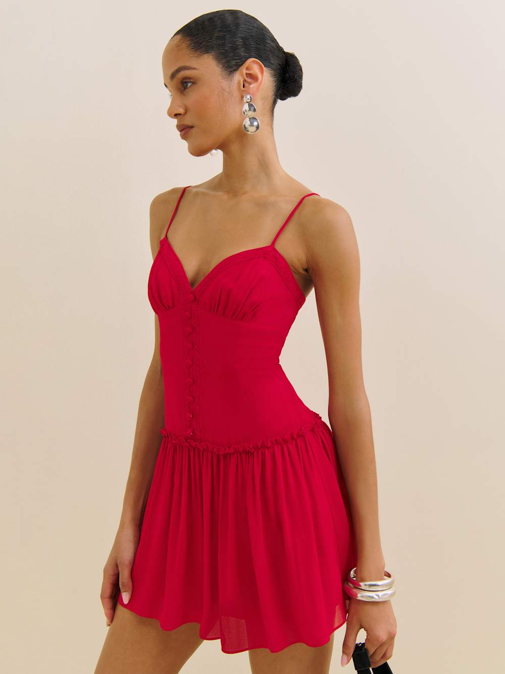 Citrus Dress - Lipstick