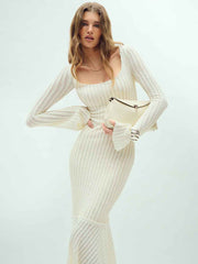 Tilda Knit Dress - White