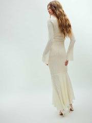 Tilda Knit Dress - White