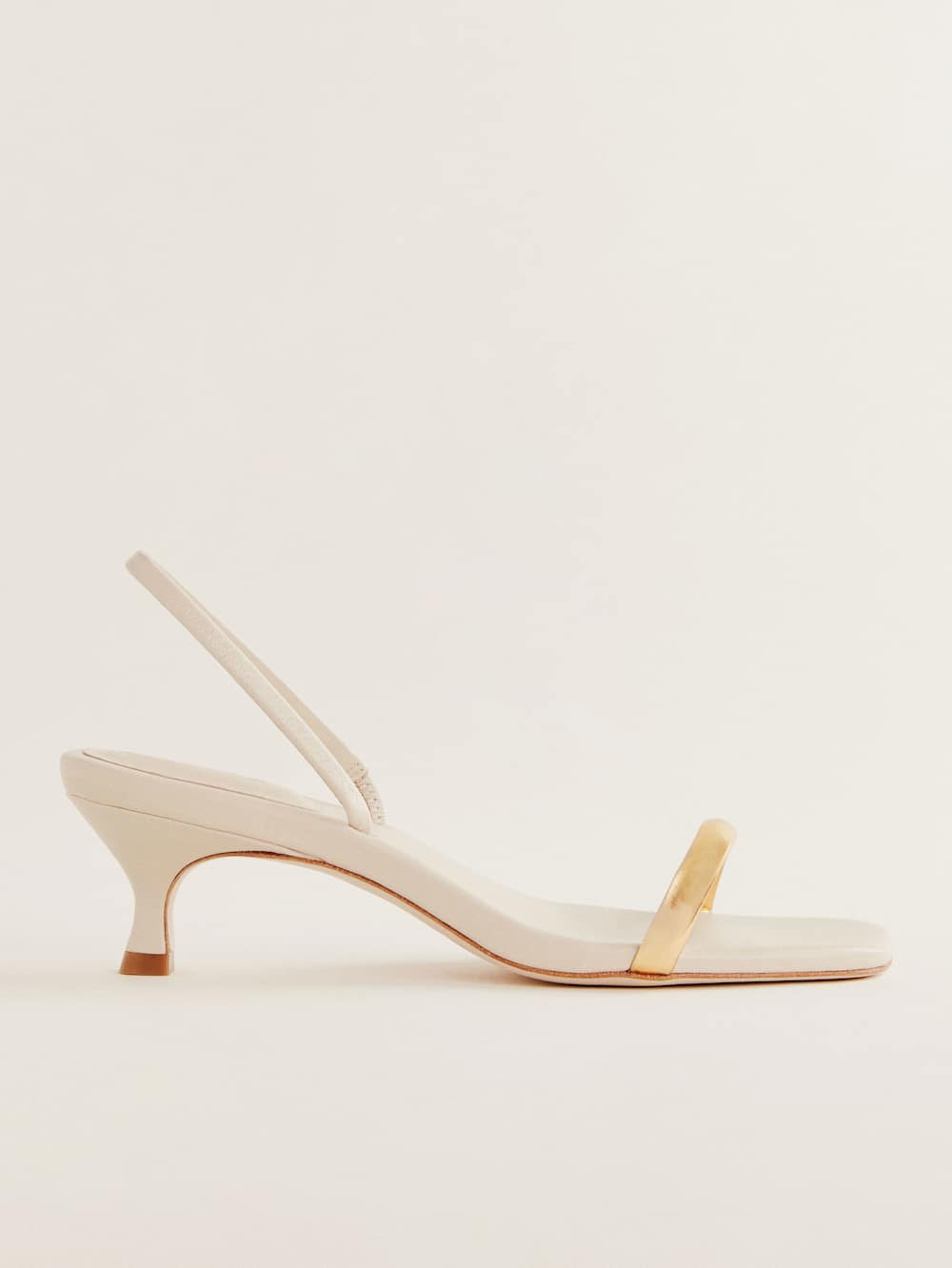 Samantha Heeled Sandal - Almond Leather