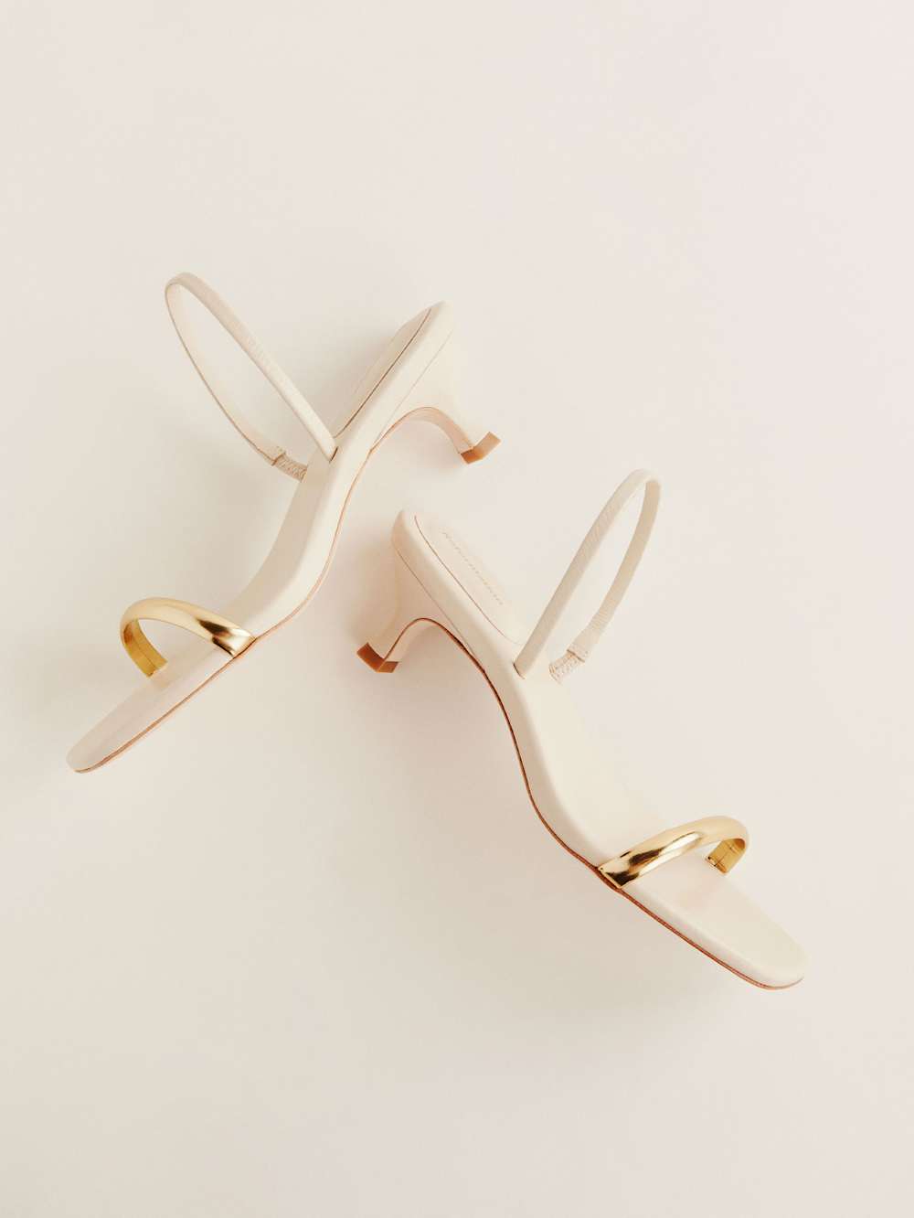 Samantha Heeled Sandal - Almond Leather