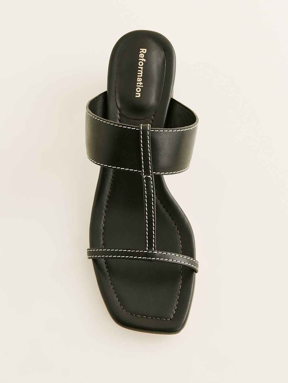 Sardinia Heeled Sandal - Black Leather