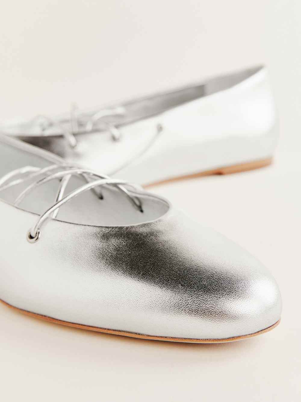 Ulla Ballet Flat - Silver