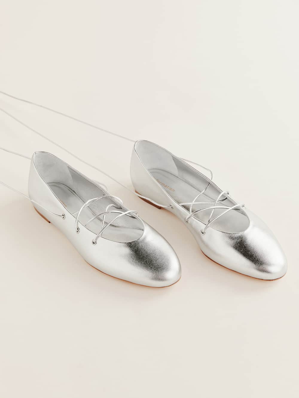 Ulla Ballet Flat - Silver