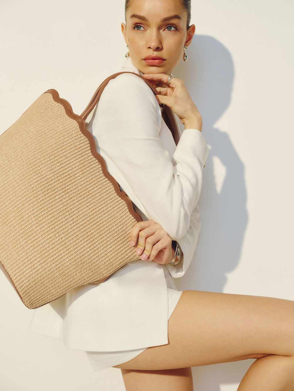 Isabella Tote - Natural Raffia