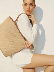 Isabella Tote - Natural Raffia