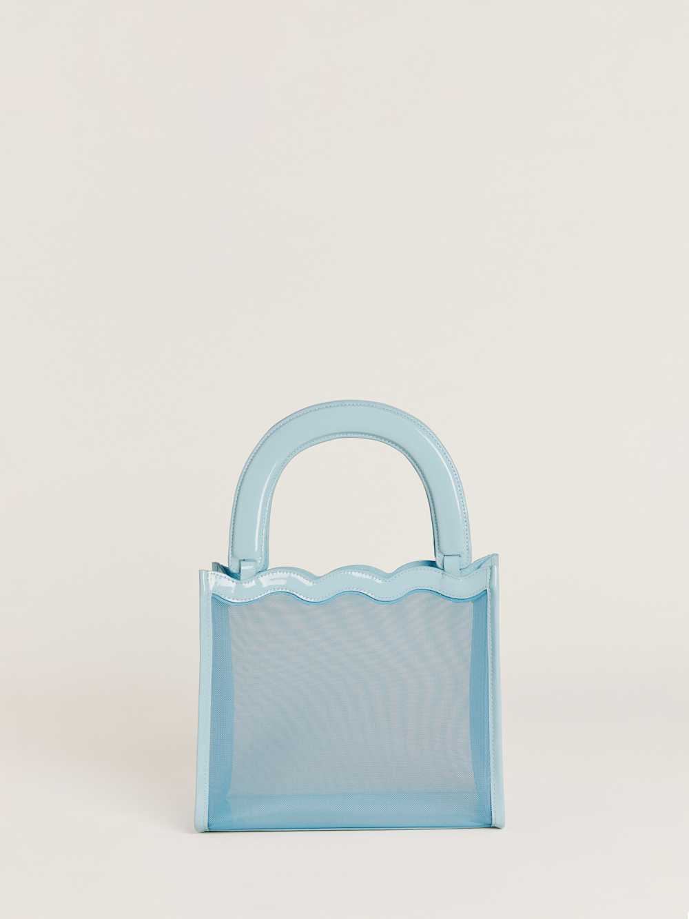 Emma Mini Bag - Light Blue Mesh
