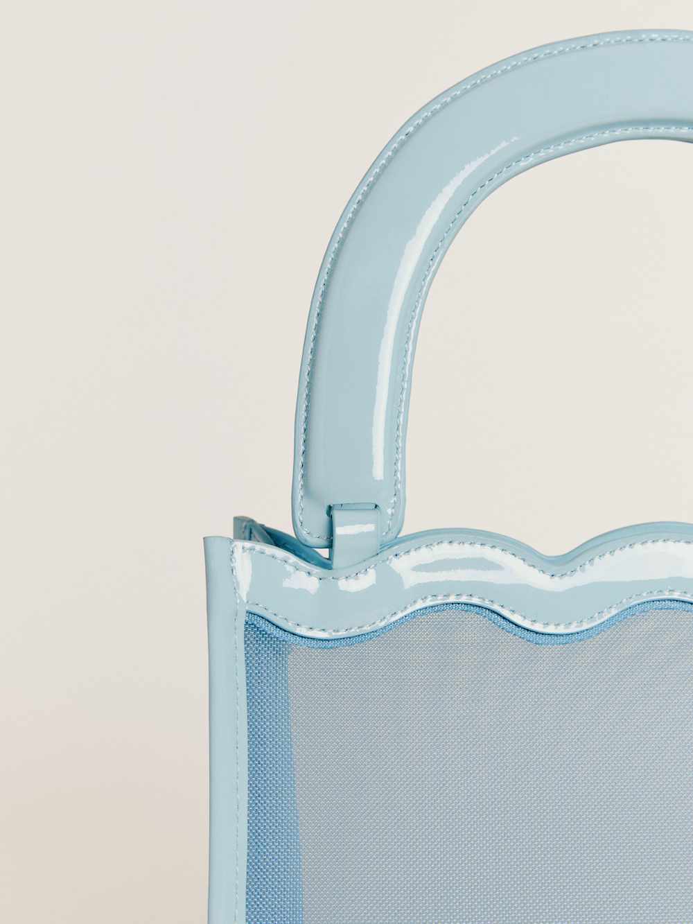 Emma Mini Bag - Light Blue Mesh