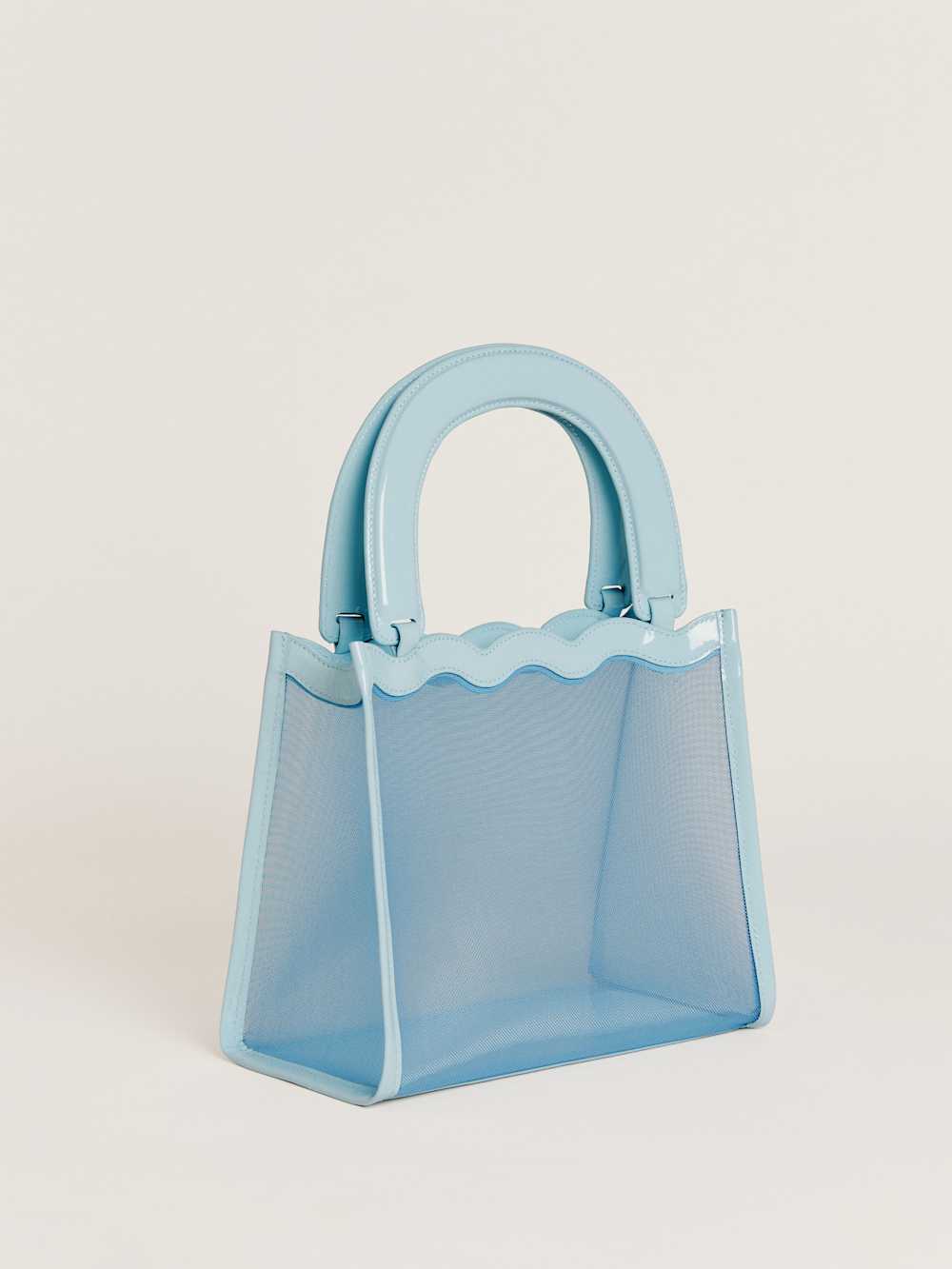 Emma Mini Bag - Light Blue Mesh