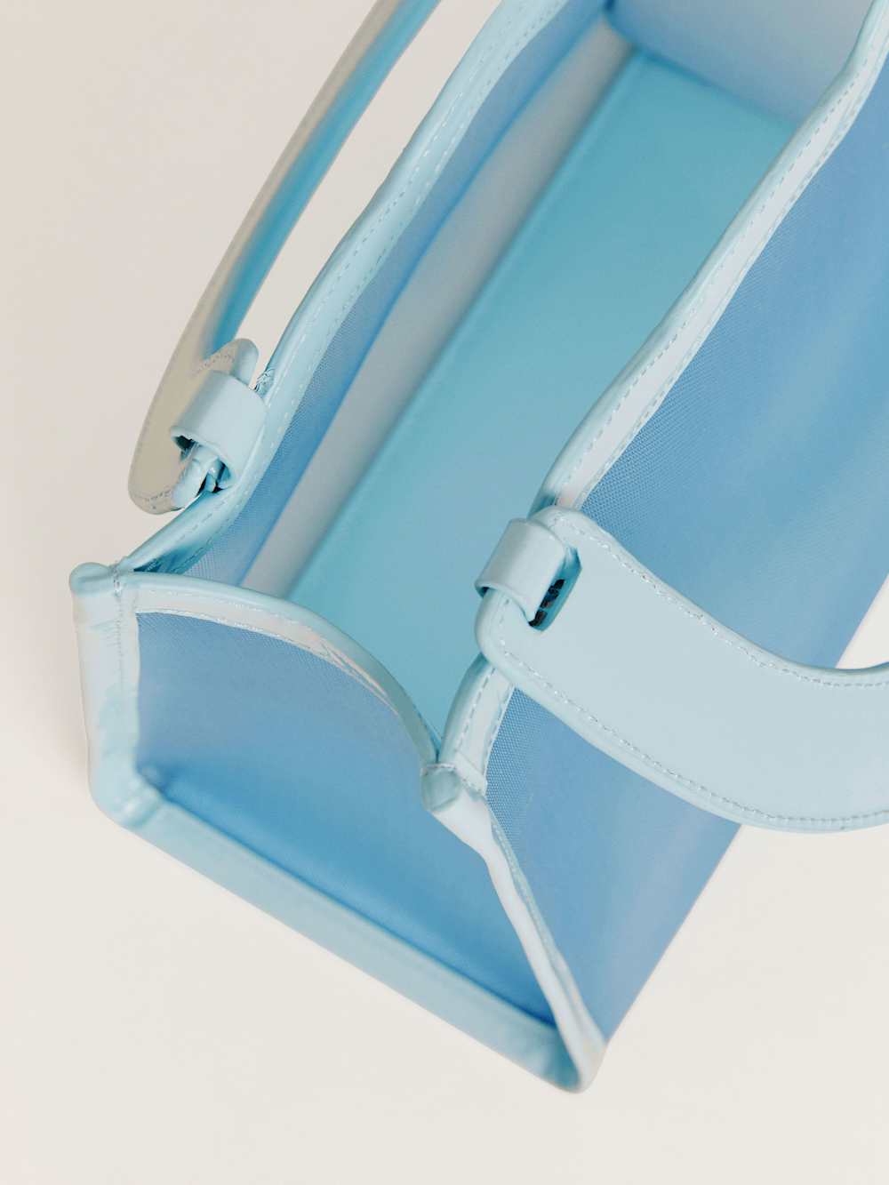 Emma Mini Bag - Light Blue Mesh