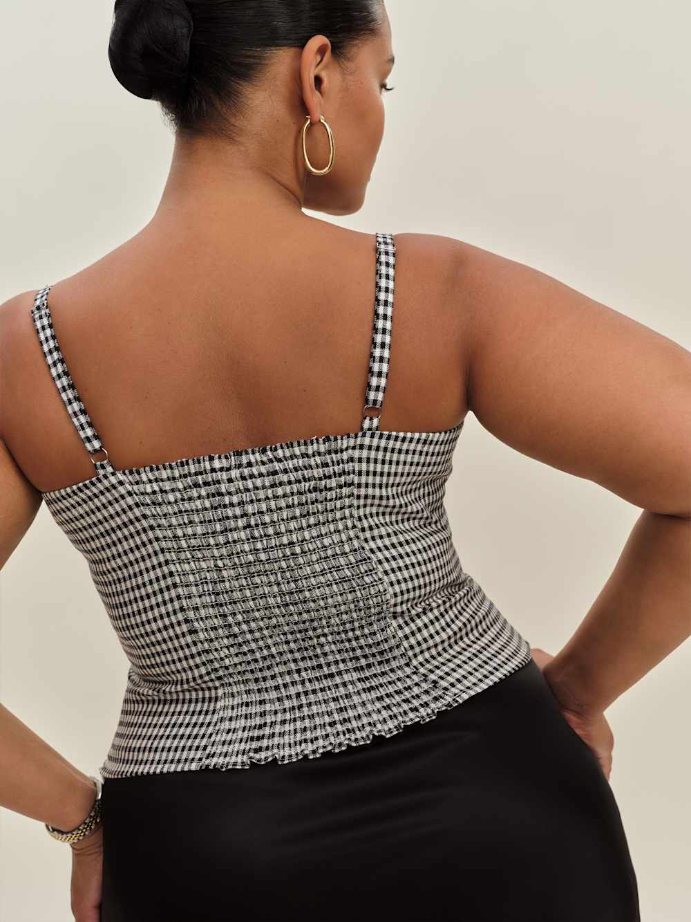 Hattie Linen Top Es - Remy Check