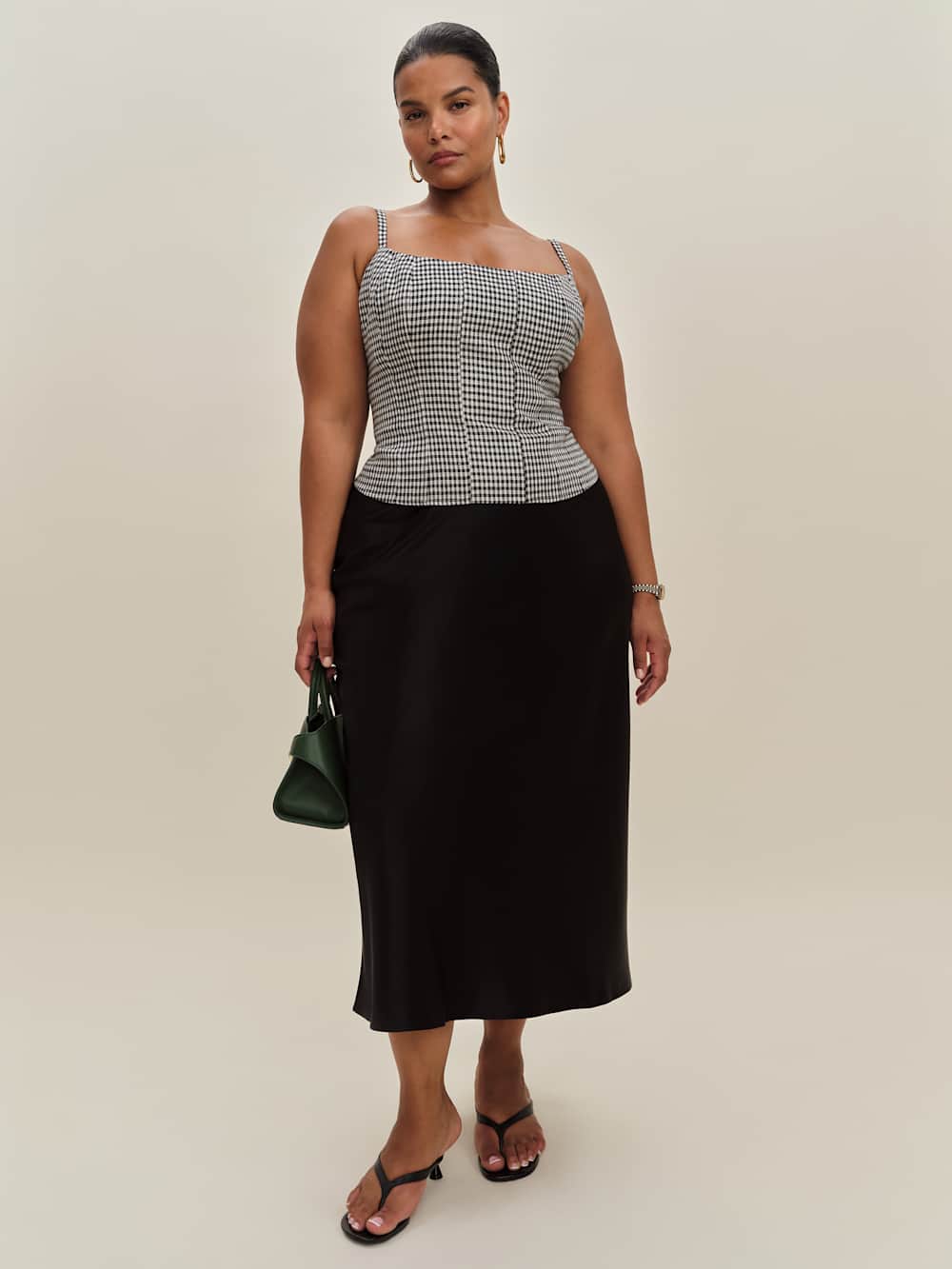 Hattie Linen Top Es - Remy Check