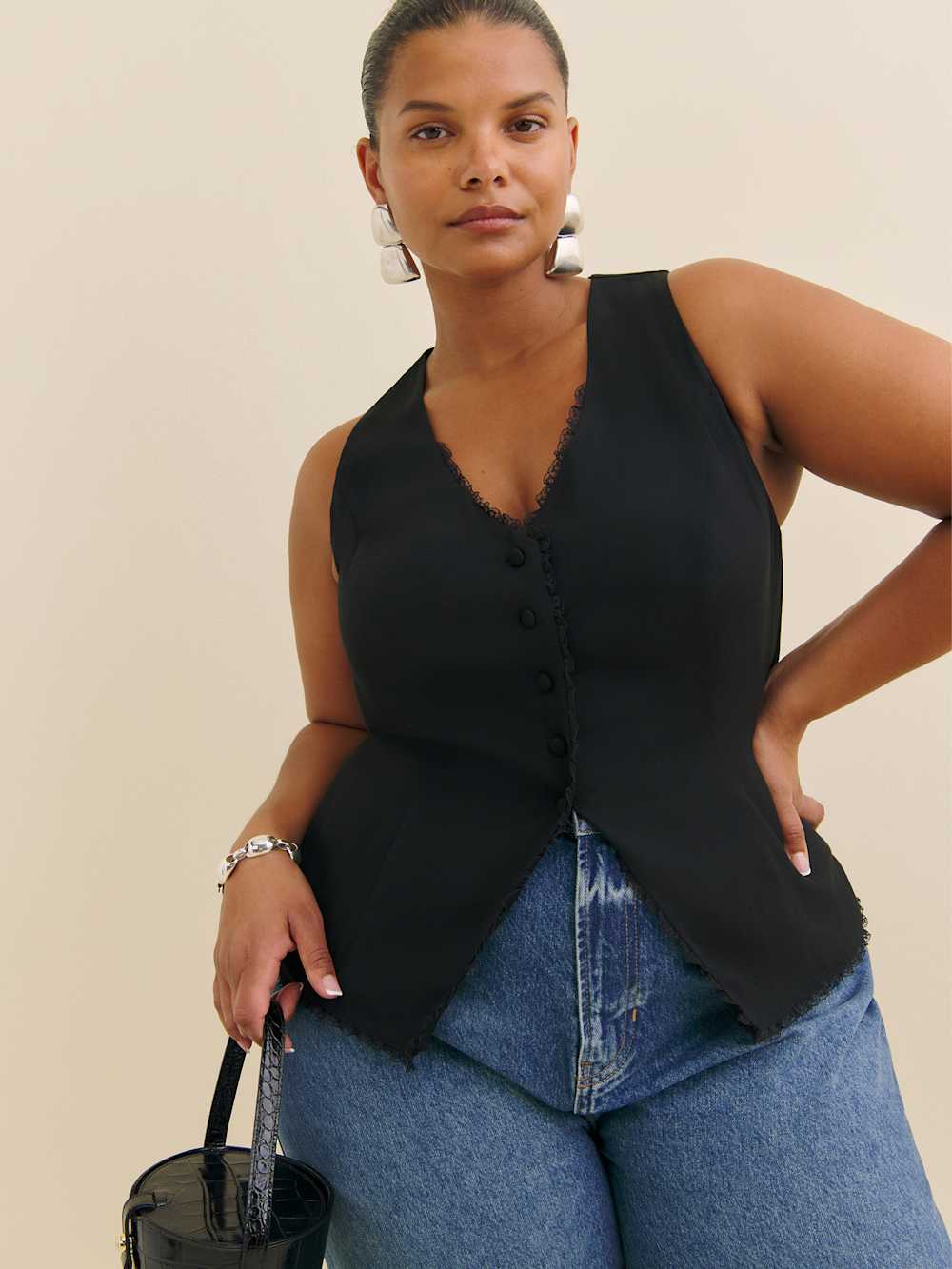 Skylar Top Es - Black