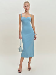 Remi Knit Dress - Sky Blue