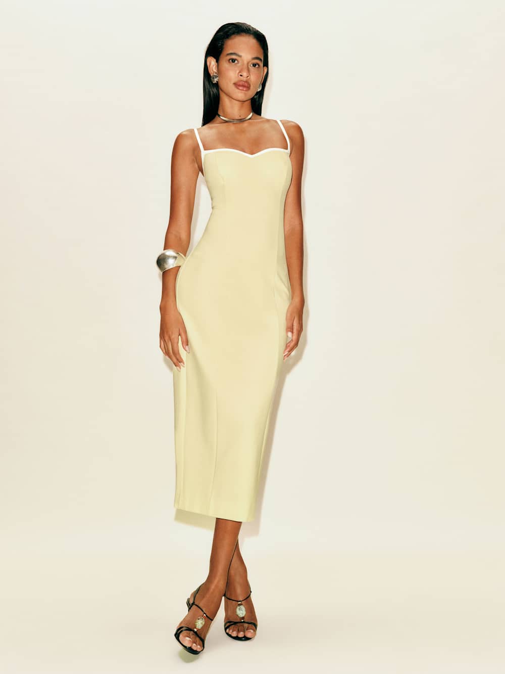 Remi Knit Dress - Soft Yellow