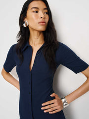 Aiden Knit Dress - Navy