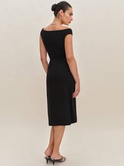 Milo Knit Dress - Black