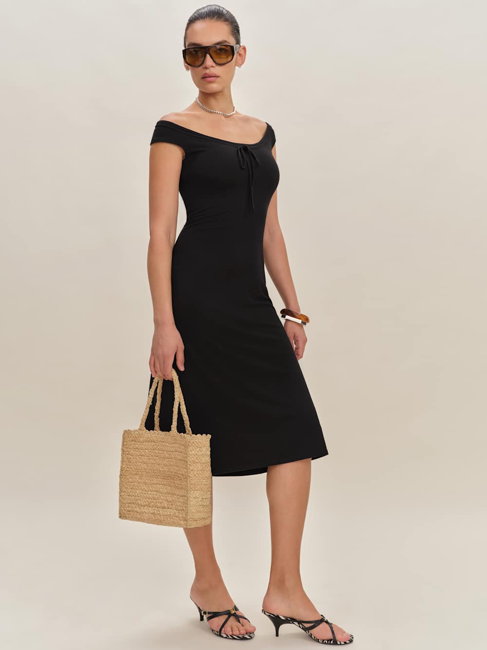 Milo Knit Dress - Black