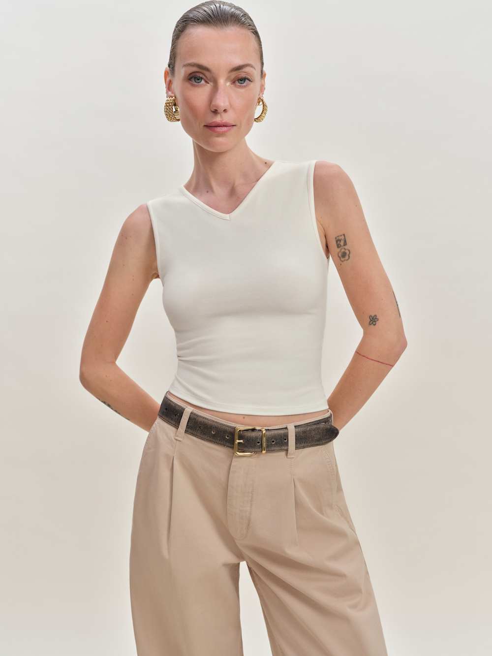 Wren Knit Top - Fior Di Latte