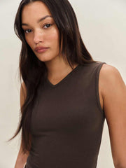 Wren Knit Top - Mole