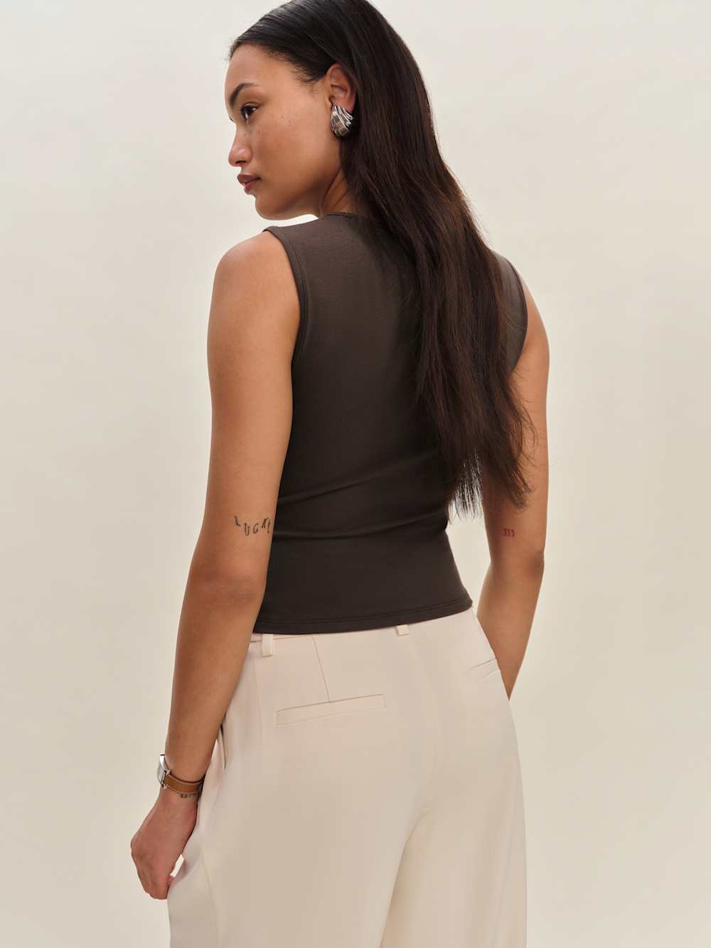 Wren Knit Top - Mole