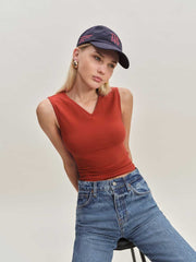Wren Knit Top - Sundried Tomato